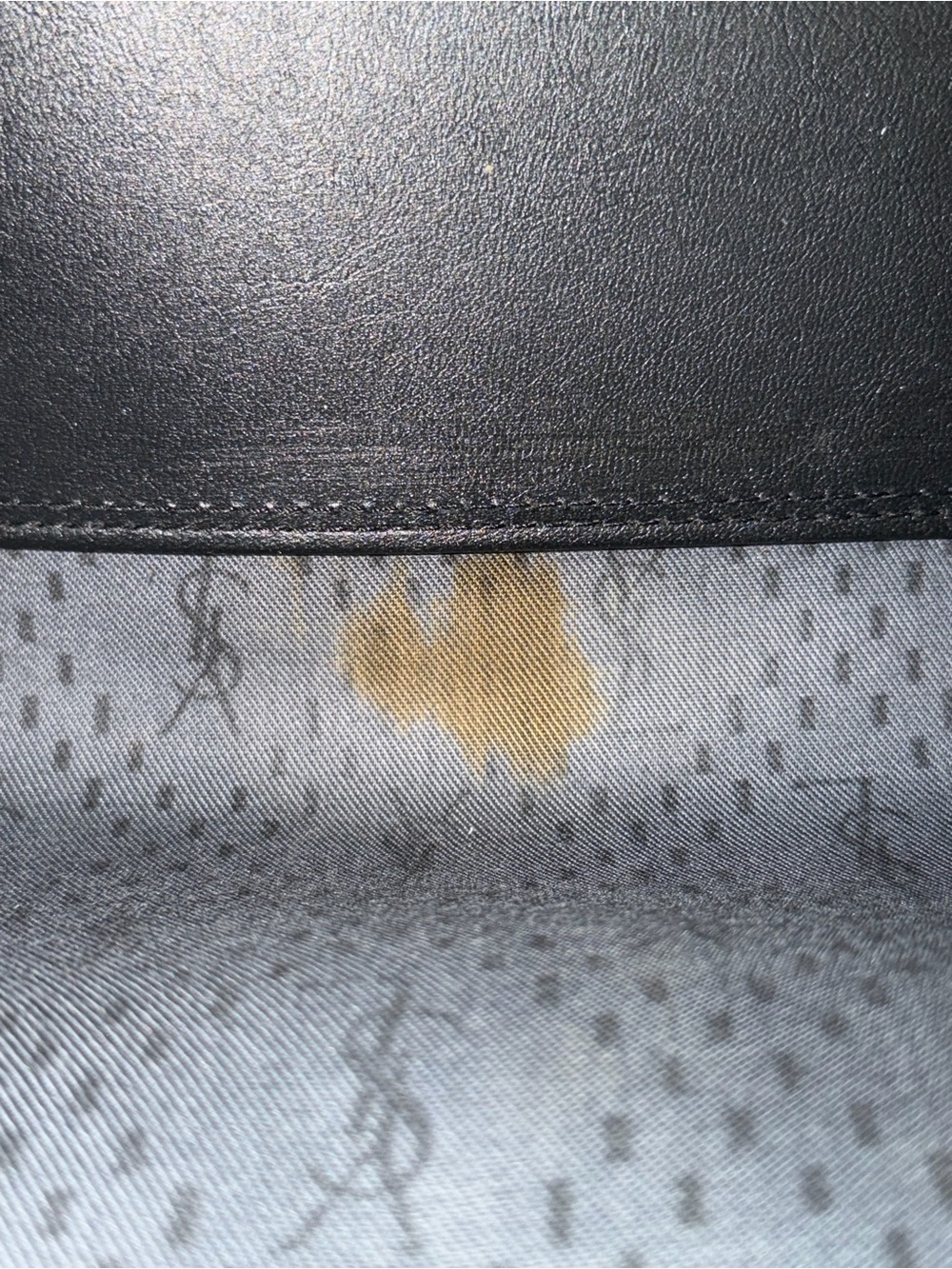 Vintage Yves Saint Laurent YSL Boston Travel Bag Black Woven Jacquard Leather - Picture 12 of 15